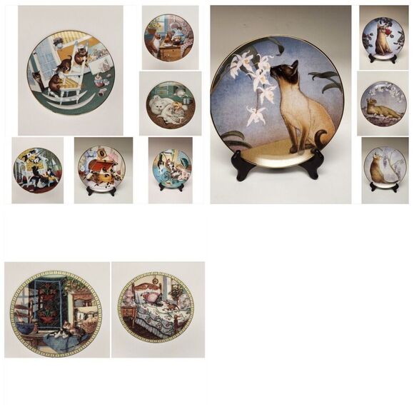 12 IRENE SPENCER 1989/Hamilton CAT Collection Country Plates - Picture 2 of 16